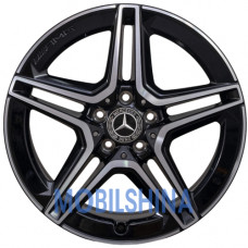 R18 8 5/112 66.6 ET43 Mercedes oem A2134016300 Black polished (Черный с полированной лицевой частью) (литой)