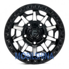 R15 8 5/139.7 110.1 ET0 Off road wheels OW1261 Черный с дымкой полностью полированный (литой)