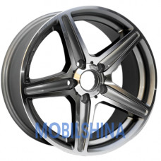 R15 6.5 5/100 0 ET38 Sportmax racing SR253 Graphite Face Polished (Графитовый с полированной лицевой частью) (литой)