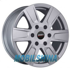 R17 7.5 5/139.7 71.1 ET43 Disla Cyclone Silver литой