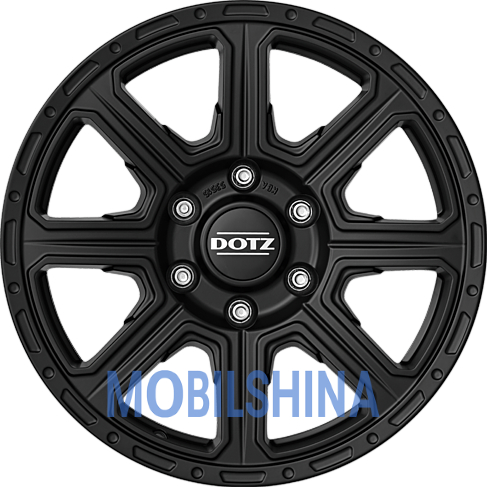 R16 7 6/139.7 93.1 ET24 Dotz Kalahari black matt